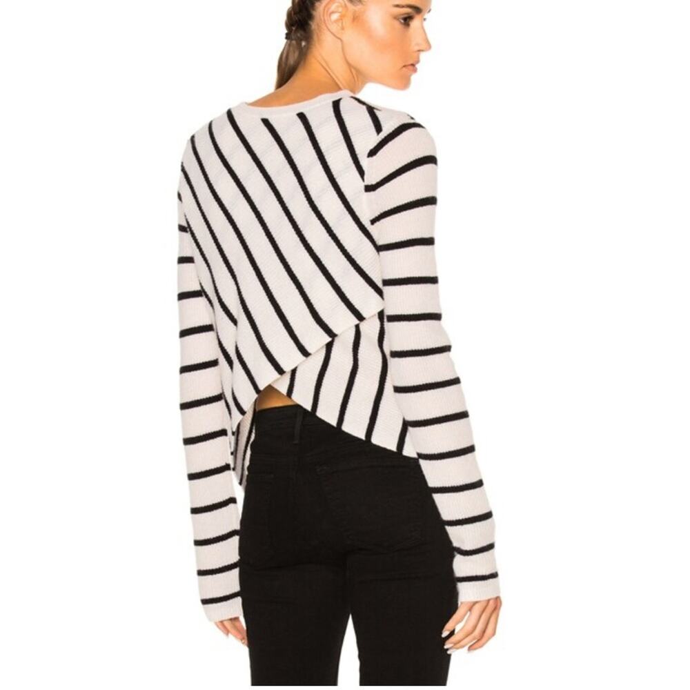 ALC‎ A.L.C. Tula cashmere striped sweater Sz S